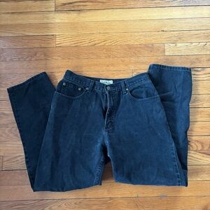 Vintage L.L. Bean Black Denim Jeans